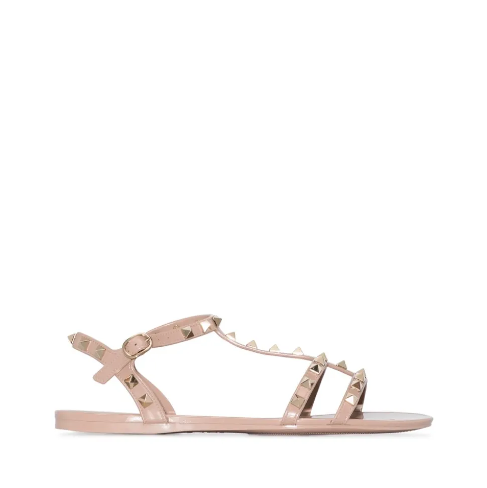 Rockstud Double-Strap Sandal