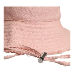 Różowy bawełniany kapelusz typu bucket hat