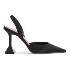 Satin Sling Mules