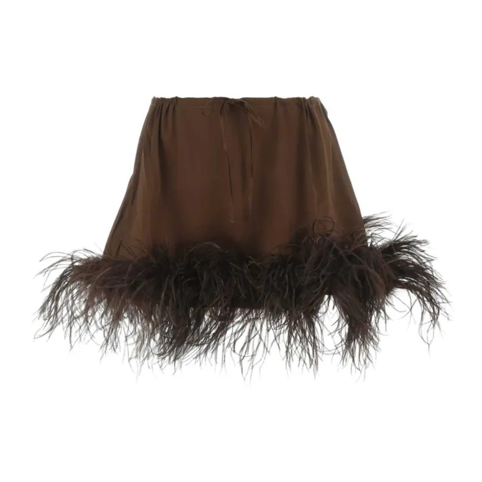 Satynowa Mini Spódniczka Lingerie
