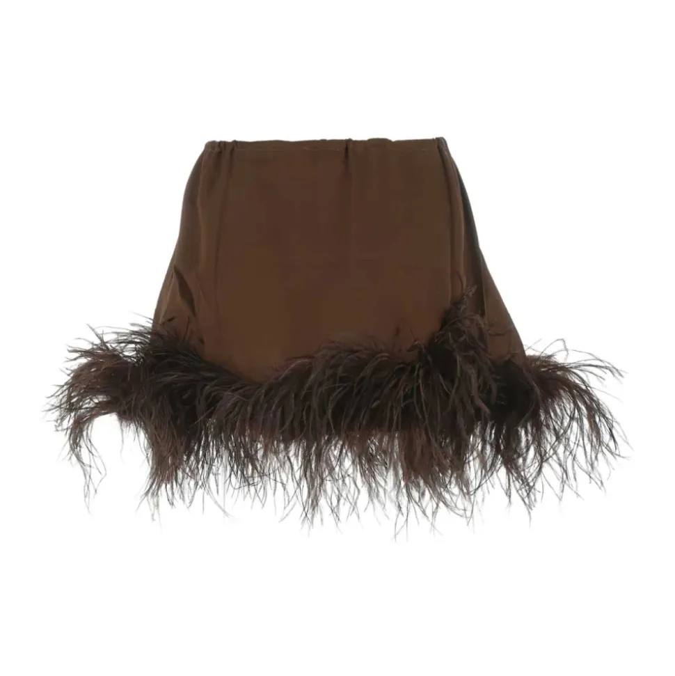 Satynowa Mini Spódniczka Lingerie