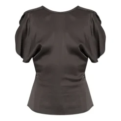 Satynowy top