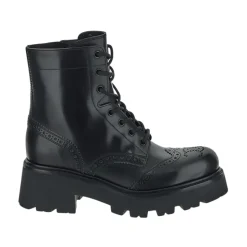 Skórzane Brogue Buty na sznurowadła