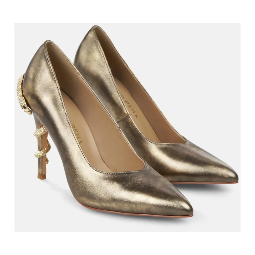 Snake Heeled Shoe
