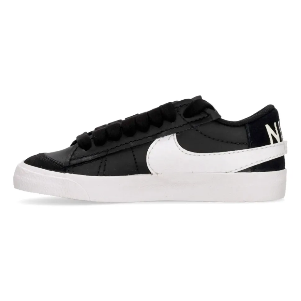 Sneakersy Low Top Czarno-Biało-Pomarańczowe