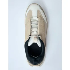 Sneakersy z nubukowej skóry na grubej podeszwie