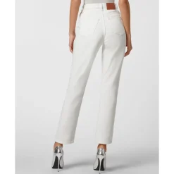 Spodnie Jeansowe Mom Fit z Kryształami