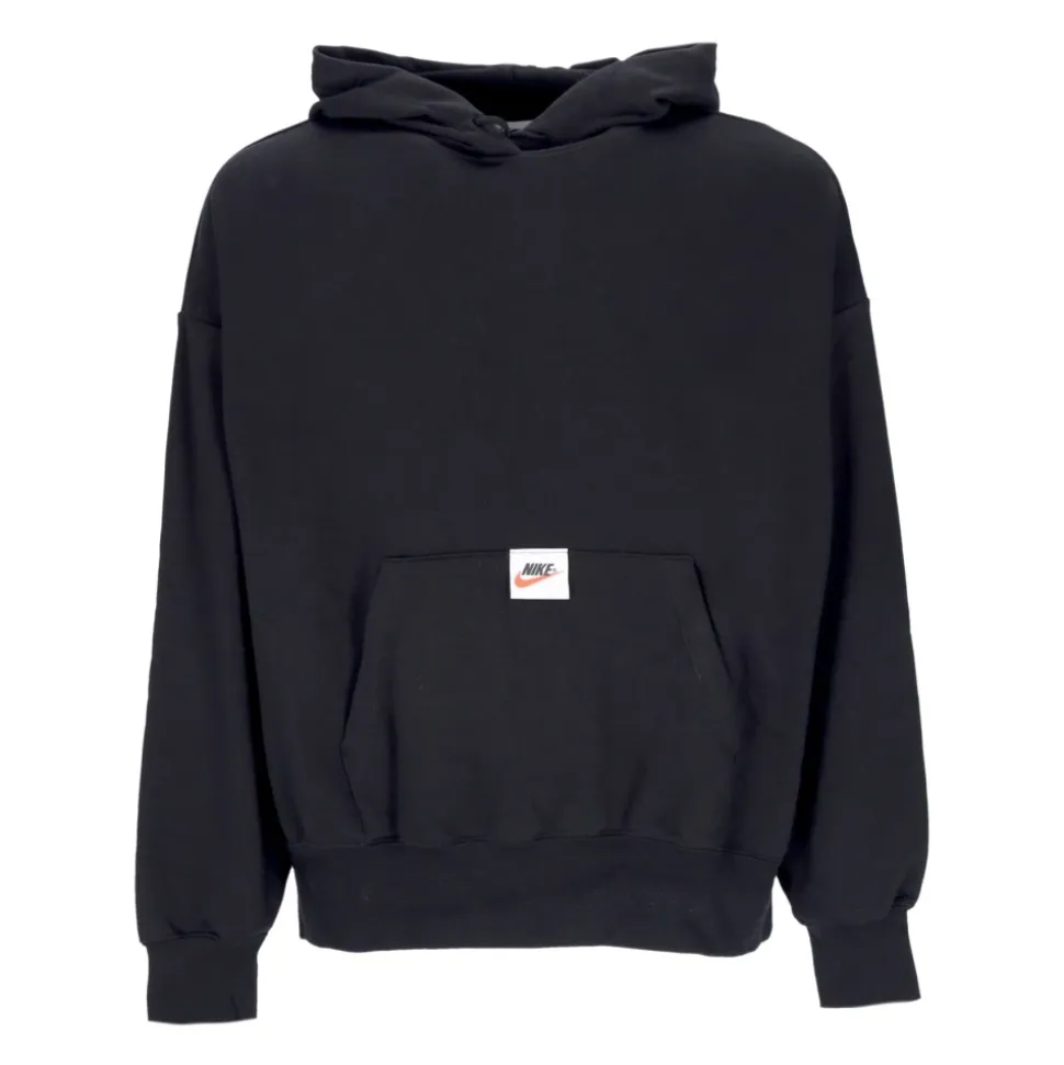 Sportswear Fleece Hoodie Czarny/biały