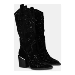 Studded Skórzane Buty Cowboy