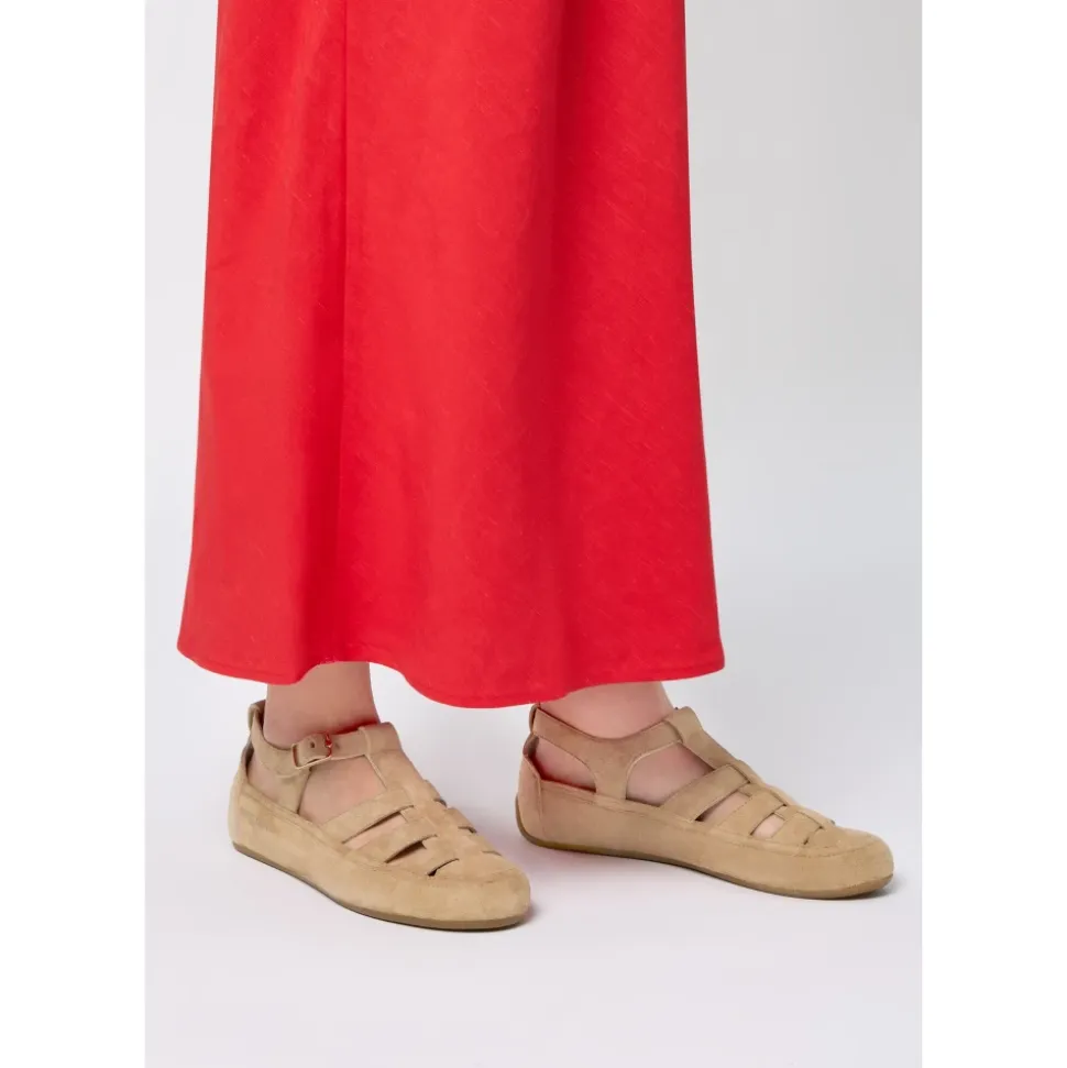Suede sandals ROCK T-BAR