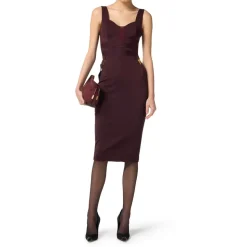 Sukienka Bustier z Bi-elastycznej Tkaniny