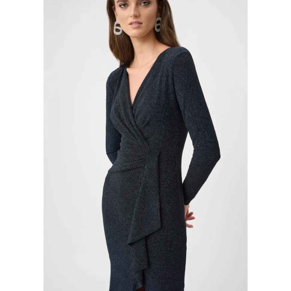 Sukienka Kopertowa Sparkle Knit