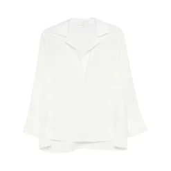 Sweter Slub z dekoltem w serek