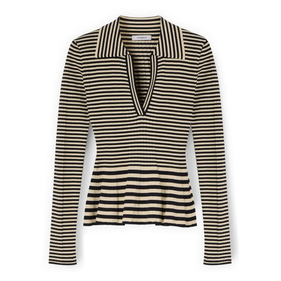 Sweter w Paski z Baskinką