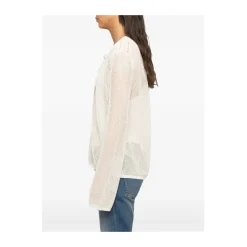 Sweter z ażurowym splotem Mandala