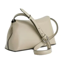 T-Lock Leather Clutch