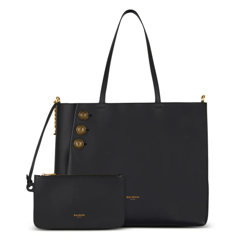 Torba Emblème Leather Tote Bag