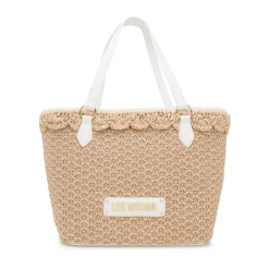 Torebka typu Tote z Rafii z Logo