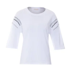 T-shirt z dżetami