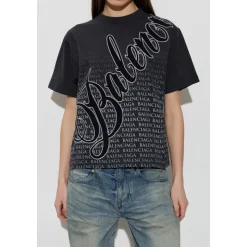 T-shirt z monogramem