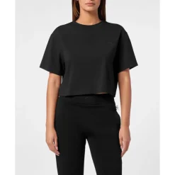 T-Shirt z Okrągłym Dekoltem