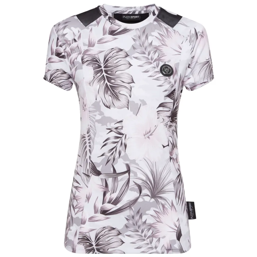 T-Shirt z Okrągłym Dekoltem