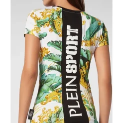 T-Shirt z Okrągłym Dekoltem