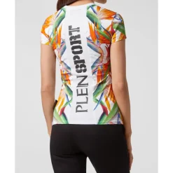 T-Shirt z Okrągłym Dekoltem
