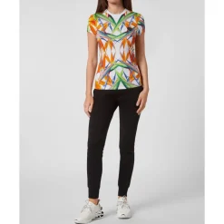 T-Shirt z Okrągłym Dekoltem