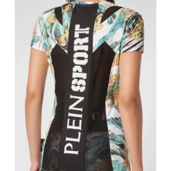 T-Shirt z Okrągłym Dekoltem