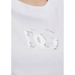 T-Shirt z połyskującym logo