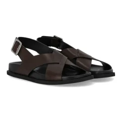 Twill Flat Sandal