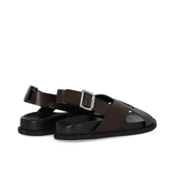 Twill Flat Sandal