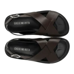 Twill Flat Sandal