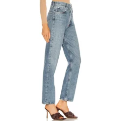 Vintage High Rise Straight Jeans