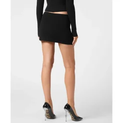 Viscose Stretch Mini Skirt SIGNATURE