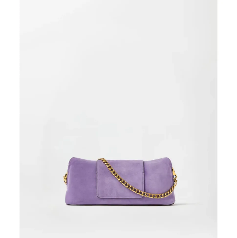 Vivian Suede Clutch