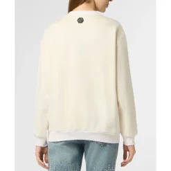 Washed Sweatshirt Tennis Society Strass