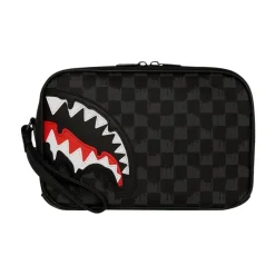 Wegańska Skóra Beauty Case Pochette Shark