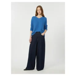 Wkdago Boxy Cotton Jumper