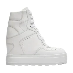 Wysokie Skórzane Sneakersy