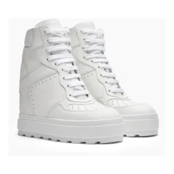 Wysokie Skórzane Sneakersy
