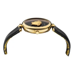 Zegarek damski Palazzo Empire 39 mm Meduza na tarczy Pasek skórzany VECO01420