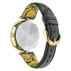 Zegarek damski Palazzo Empire 39 mm Meduza na tarczy Pasek skórzany VECO01420