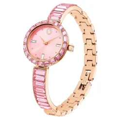 Zegarek Unisex Matrix Bransoletka 25 mm Różowe Złoto Różowy 5679890