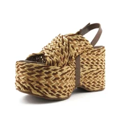 Zeppe in Raffia
