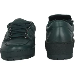 Zielone koronkowe buty dla kobiet