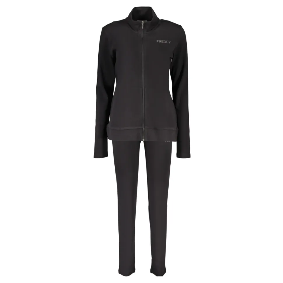 Zip And High Neck Tracksuit