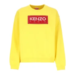 Złoty Sweter z Naszywką Logo Paris