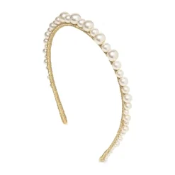 Złoty Sztuczny Pearl Akcesoria Do Włosów